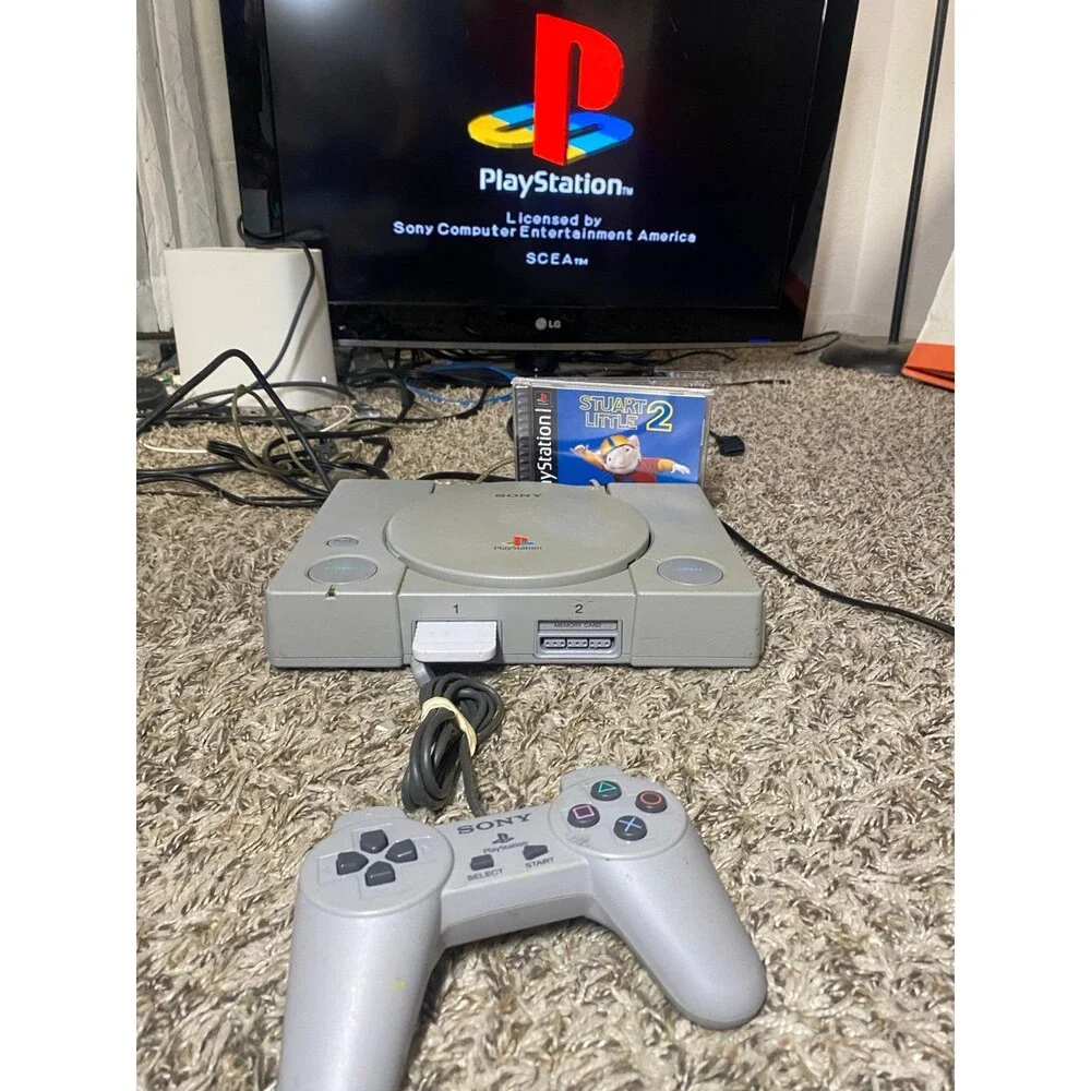 Sony PlayStation 1 PS1 Original Console System Bundle - Tested PS1 PSOne